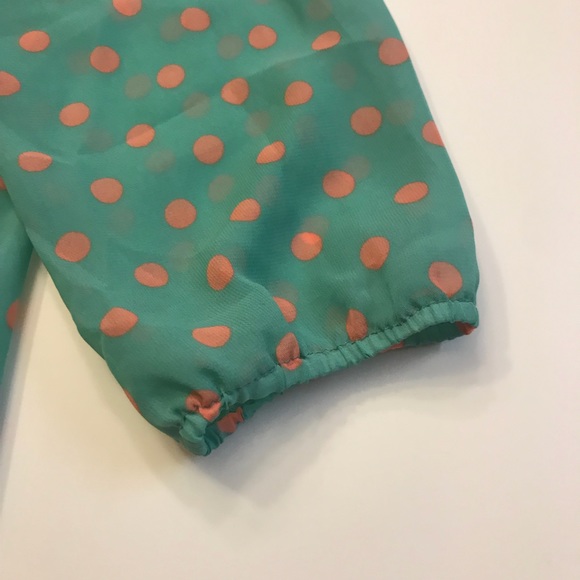 Moon collection sheer polka dot high low t… - Picture 4 of 5